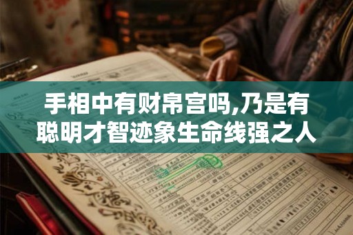 手相中有财帛宫吗,乃是有聪明才智迹象生命线强之人