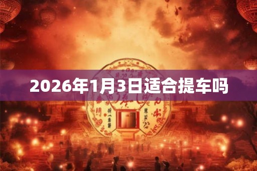 2026年1月3日适合提车吗