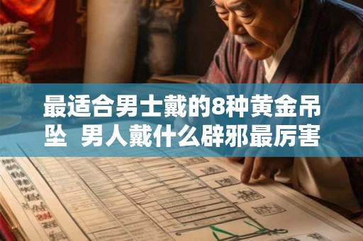 最适合男士戴的8种黄金吊坠  男人戴什么辟邪最厉害