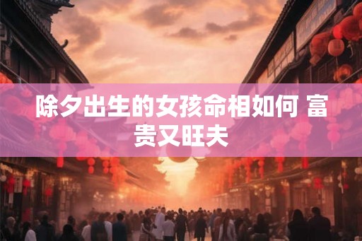 除夕出生的女孩命相如何 富贵又旺夫 除夕出生的女孩命相如何 富贵又旺夫