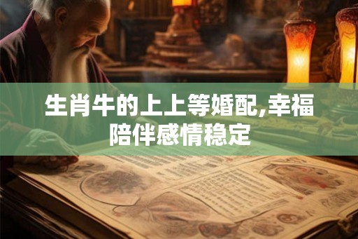 生肖牛的上上等婚配,幸福陪伴感情稳定 生肖牛的上上等婚配,幸福陪伴感情稳定
