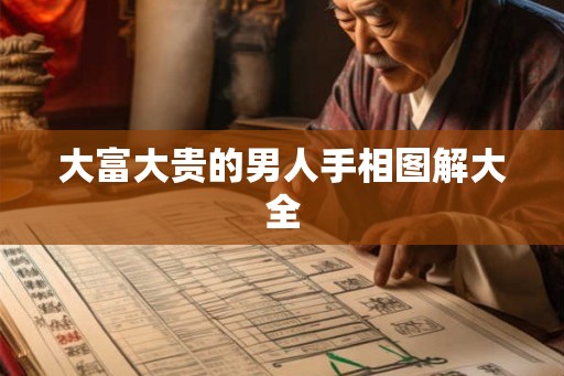 大富大贵的男人手相图解大全 大富大贵的男人手相图解大全