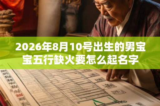 2026年8月10号出生的男宝宝五行缺火要怎么起名字 2026年8月10号出生的男宝宝五行缺火要怎么起名字