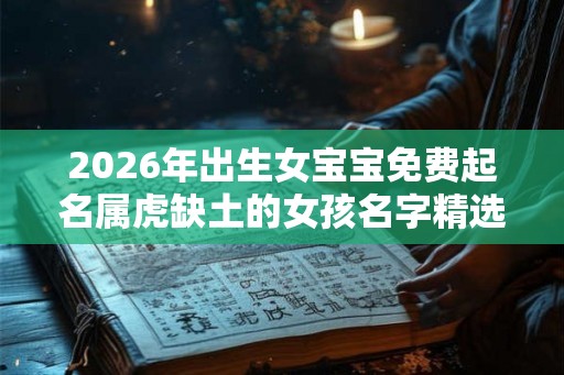2026年出生女宝宝免费起名属虎缺土的女孩名字精选