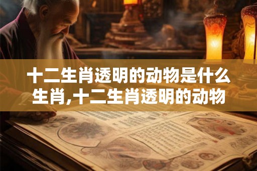 十二生肖透明的动物是什么生肖,十二生肖透明的动物是什么生肖呢