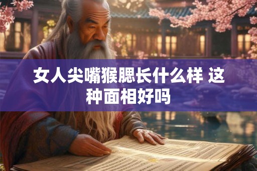 女人尖嘴猴腮长什么样 这种面相好吗 女人尖嘴猴腮长什么样 这种面相好吗