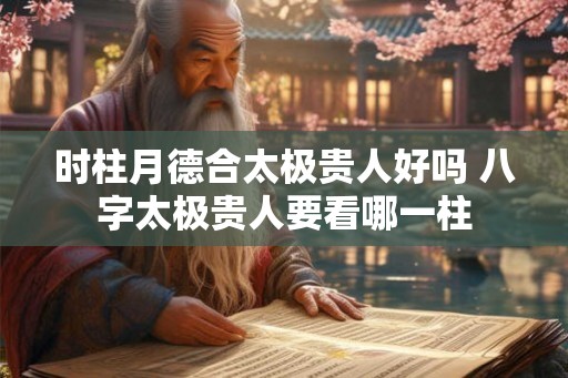 时柱月德合太极贵人好吗 八字太极贵人要看哪一柱