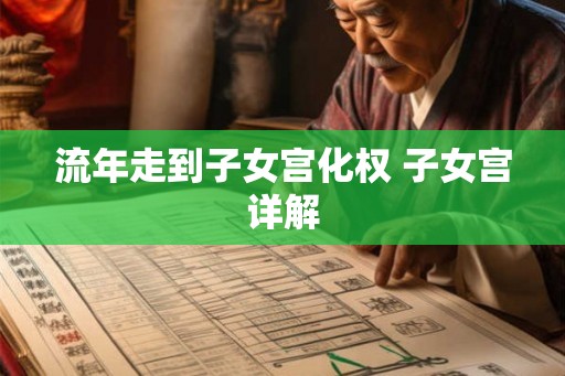 流年走到子女宫化权 子女宫详解 流年走到子女宫化权 子女宫详解