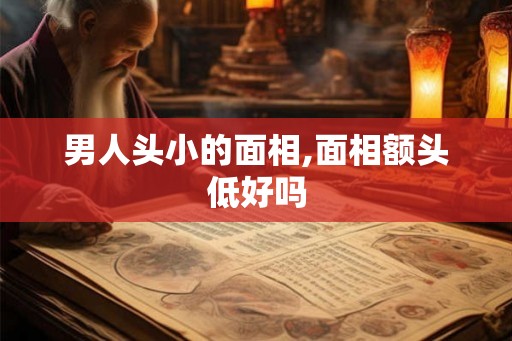 男人头小的面相,面相额头低好吗