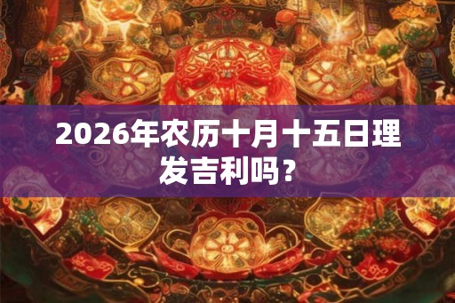 2026年农历十月十五日理发吉利吗？
