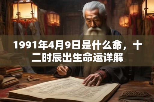 1991年4月9日是什么命，十二时辰出生命运详解