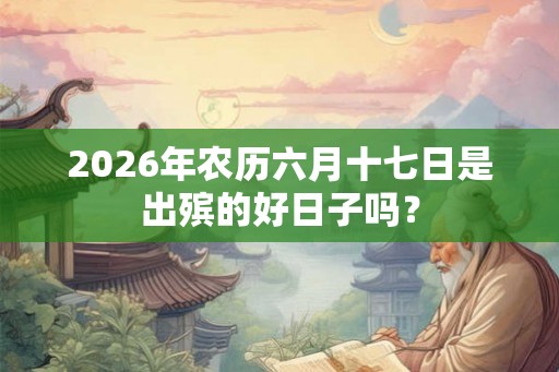 2026年农历六月十七日是出殡的好日子吗? 2026年农历六月十七日是出殡的好日子吗?