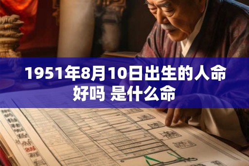 1951年8月10日出生的人命好吗 是什么命