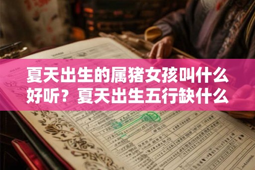 夏天出生的属猪女孩叫什么好听？夏天出生五行缺什么？