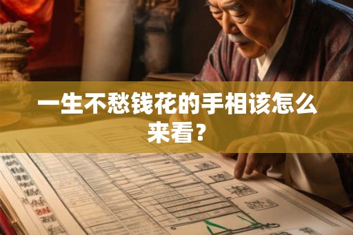 一生不愁钱花的手相该怎么来看？