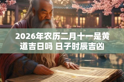 2026年农历二月十一是黄道吉日吗 日子时辰吉凶