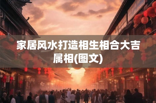 家居风水打造相生相合大吉属相(图文)
