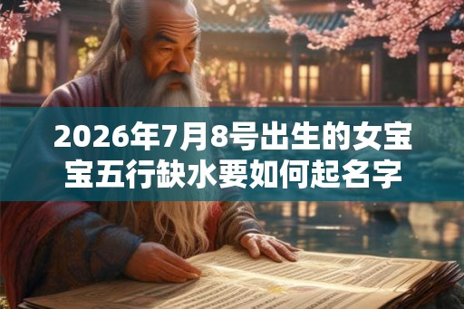 2026年7月8号出生的女宝宝五行缺水要如何起名字