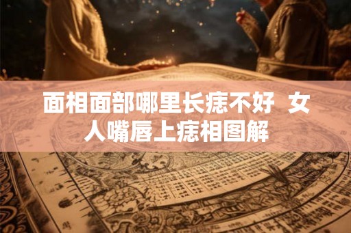 面相面部哪里长痣不好  女人嘴唇上痣相图解
