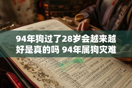 94年狗过了28岁会越来越好是真的吗 94年属狗灾难年龄
