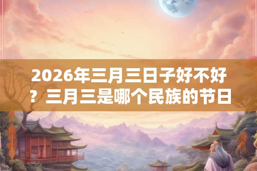2026年三月三日子好不好？三月三是哪个民族的节日？