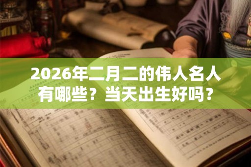 2026年二月二的伟人名人有哪些？当天出生好吗？
