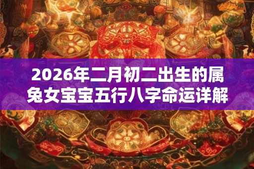 2026年二月初二出生的属兔女宝宝五行八字命运详解
