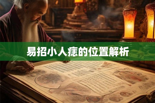 易招小人痣的位置解析