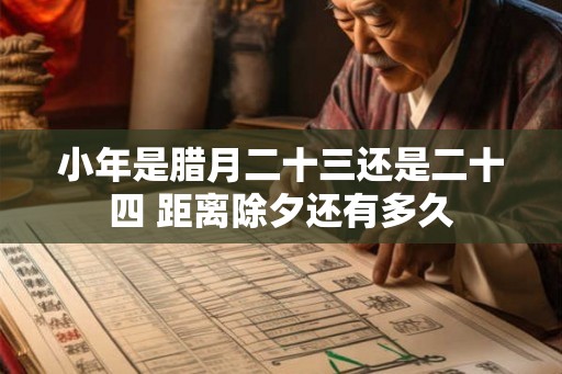 小年是腊月二十三还是二十四 距离除夕还有多久 小年是腊月二十三还是二十四 距离除夕还有多久