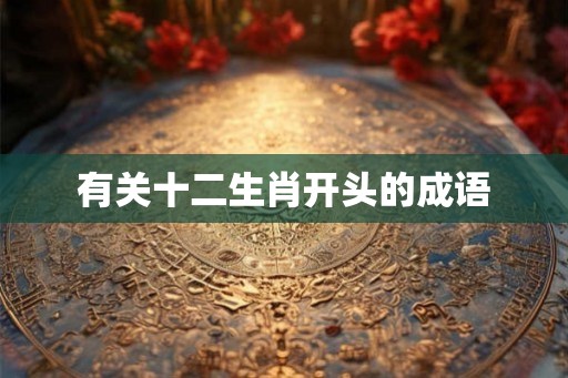 有关十二生肖开头的成语