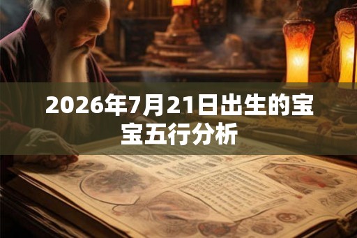 2026年7月21日出生的宝宝五行分析