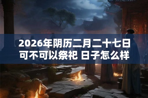 2026年阴历二月二十七日可不可以祭祀 日子怎么样 2026年阴历二月二十七日可不可以祭祀 日子怎么样