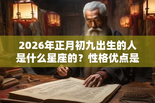 2026年正月初九出生的人是什么星座的？性格优点是什么？