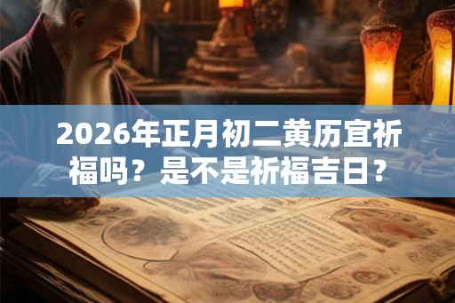 2026年正月初二黄历宜祈福吗?是不是祈福吉日? 2026年正月初二黄历宜祈福吗?是不是祈福吉日?