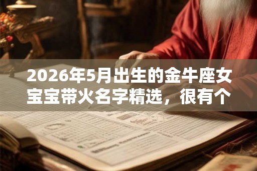 2026年5月出生的金牛座女宝宝带火名字精选，很有个性