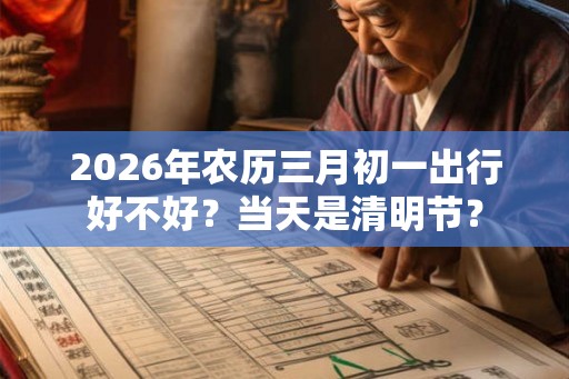 2026年农历三月初一出行好不好？当天是清明节？