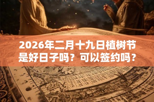 2026年二月十九日植树节是好日子吗？可以签约吗？