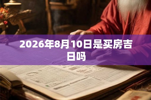 2026年8月10日是买房吉日吗
