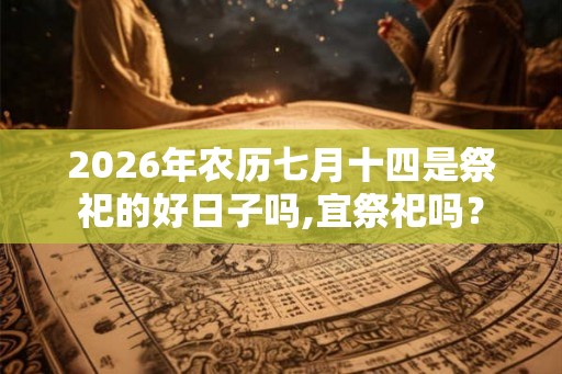 2026年农历七月十四是祭祀的好日子吗,宜祭祀吗? 2026年农历七月十四是祭祀的好日子吗,宜祭祀吗?