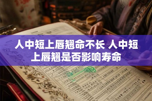 人中短上唇翘命不长 人中短上唇翘是否影响寿命