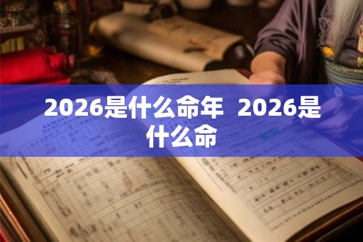 2026是什么命年  2026是什么命