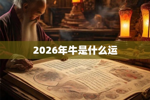 2026年牛是什么运