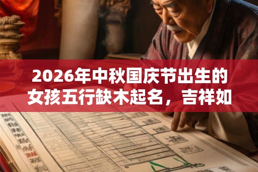 2026年中秋国庆节出生的女孩五行缺木起名,吉祥如意的好名字推荐 2026年中秋国庆节出生的女孩五行缺木起名,吉祥如意的好名字推荐