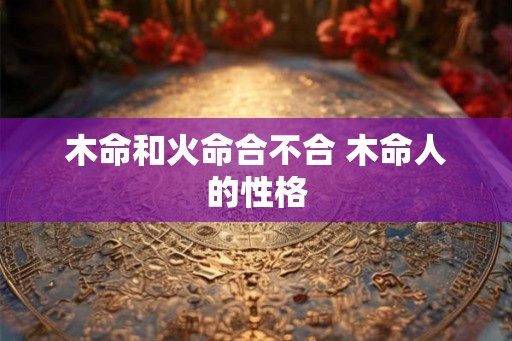 木命和火命合不合 木命人的性格