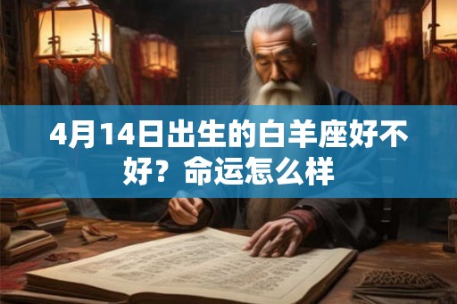 4月14日出生的白羊座好不好？命运怎么样