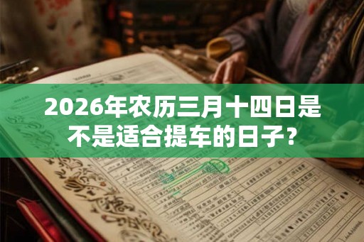 2026年农历三月十四日是不是适合提车的日子？