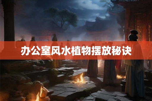 办公室风水植物摆放秘诀