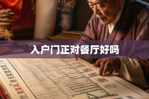 入户门正对餐厅好吗