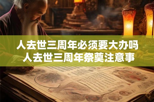 人去世三周年必须要大办吗 人去世三周年祭奠注意事项 人去世三周年必须要大办吗 人去世三周年祭奠注意事项