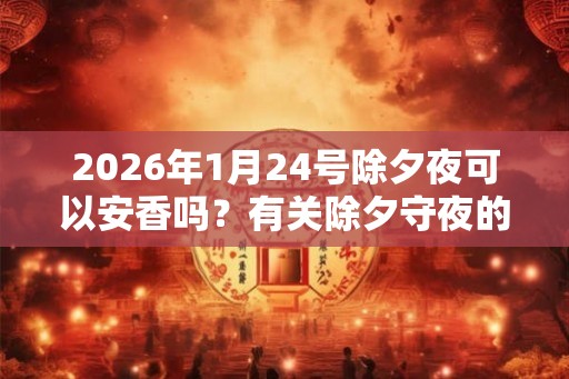 2026年1月24号除夕夜可以安香吗？有关除夕守夜的传说